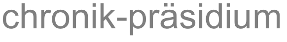 chronik-präsidium