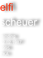 elfi
scheuer

rainding
12.02.1987
1995
PKA